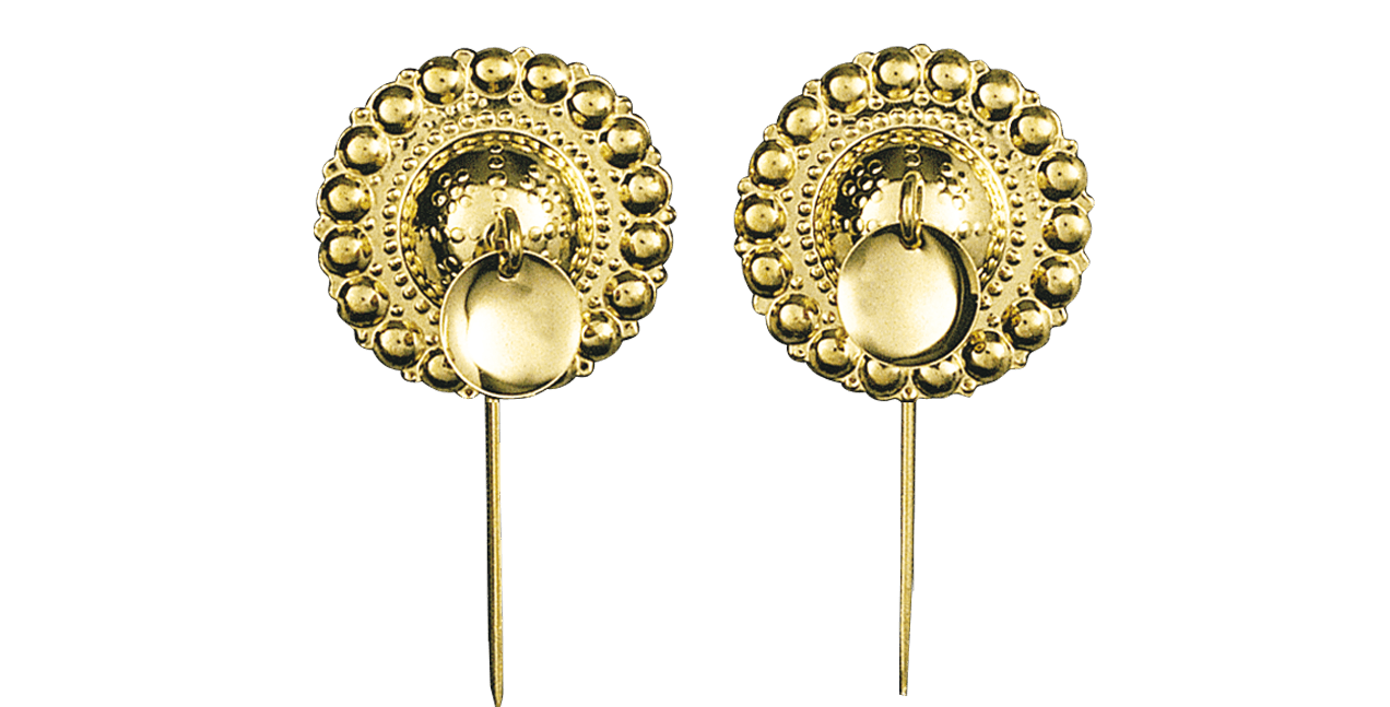 Borenåler 25 mm med lang stift, hardangerbunad