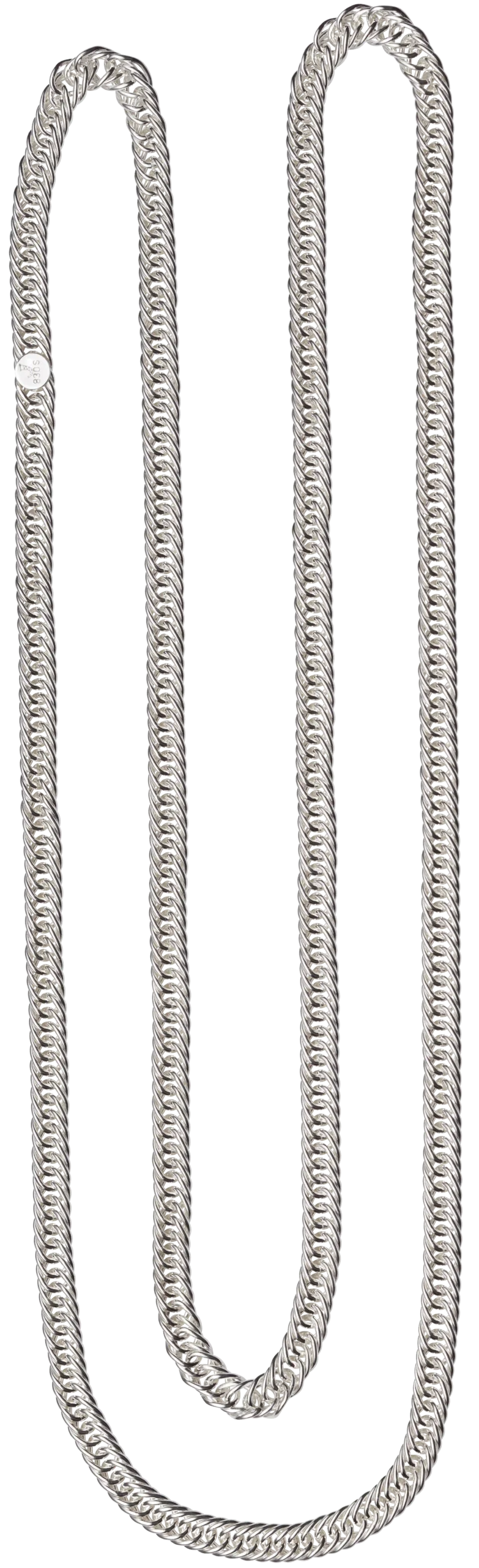 Breikjede 1 m, hvit, hardangerbunad