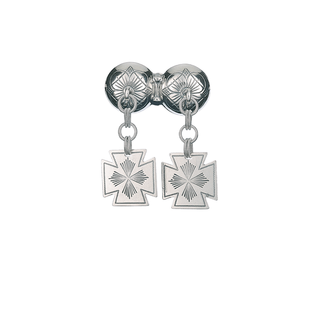 Halssølje oksidert, hardangerbunad