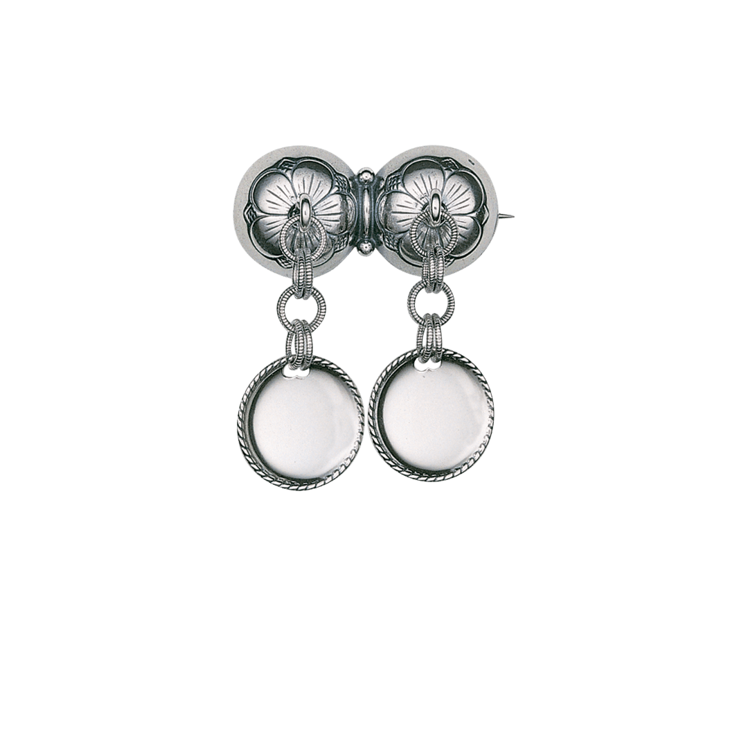 Halssølje oksidert, hardangerbunad