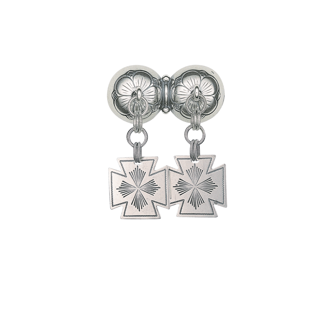 Halssølje oksidert, hardangerbunad